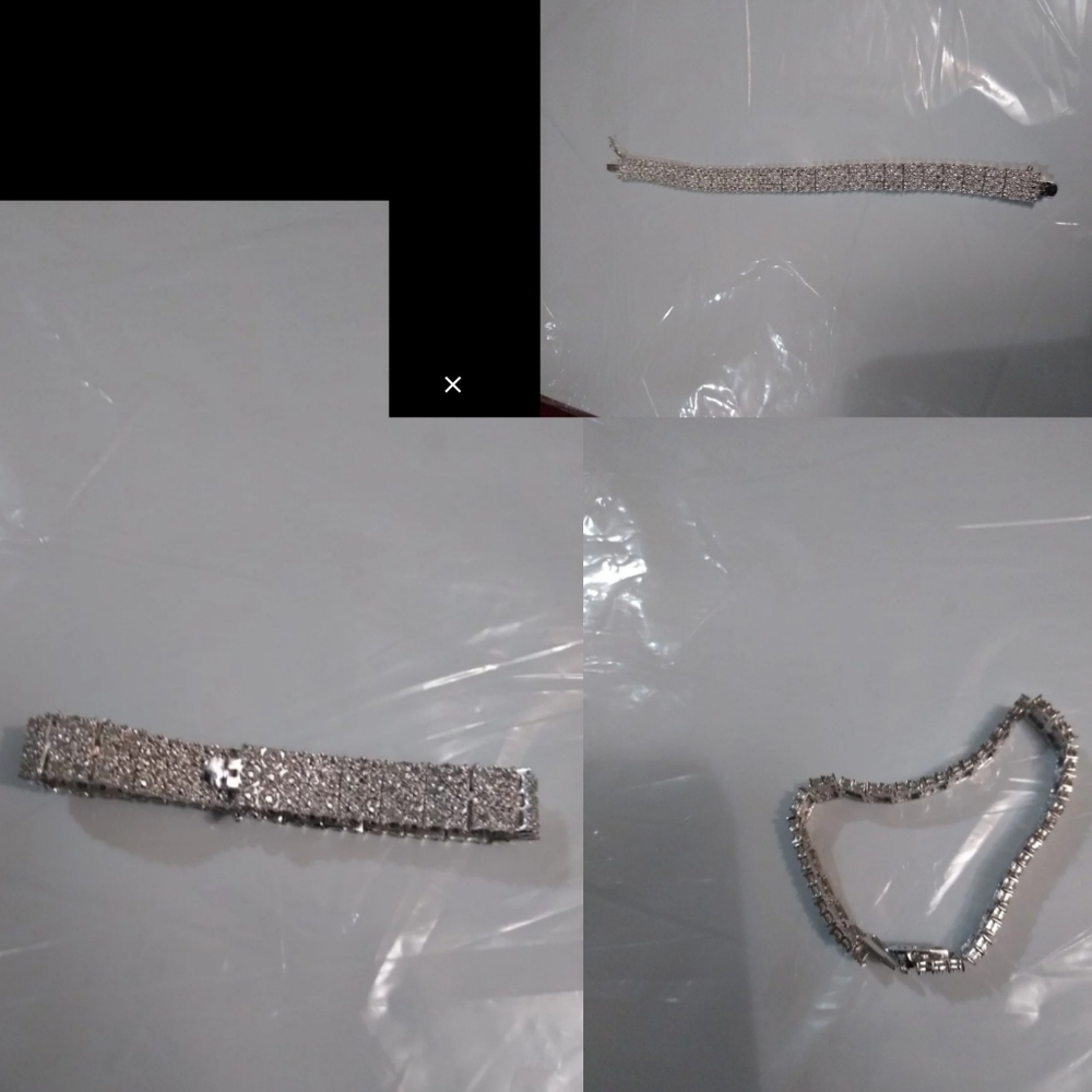 FMC Women's 1.00 Carat Diamond Miracle 3 Row Tenni